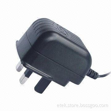 AC/DC BS Switching Power Adapter with Eco-friendly, Low-power Waste